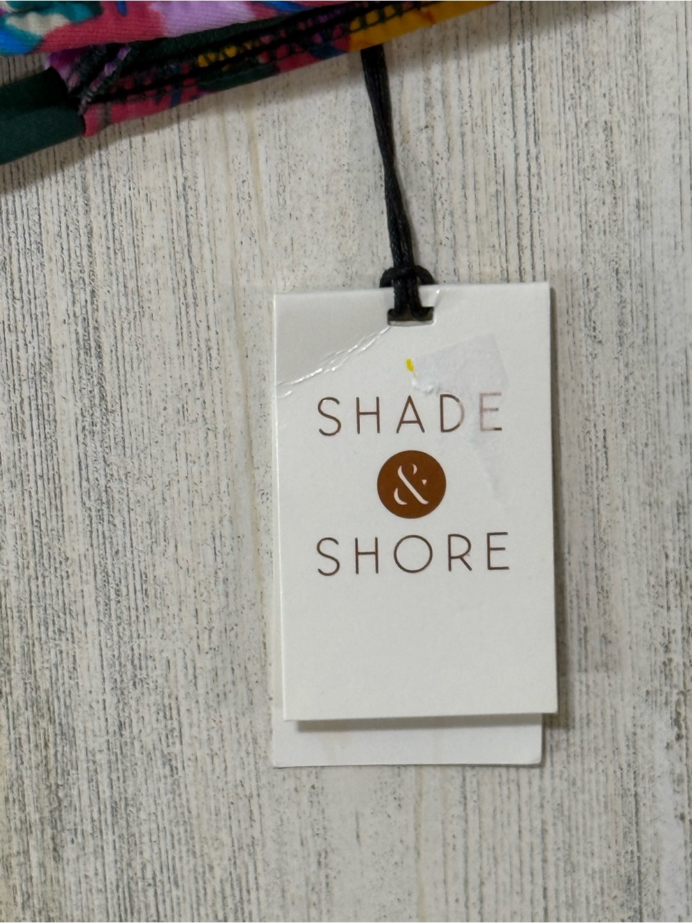 Shade & Shore Dark Green Tropical Lace-Up Bikini Top - Picture 3 of 10
